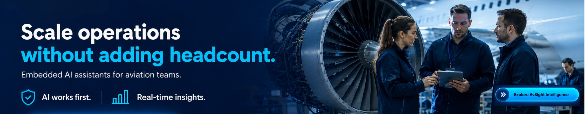 AvSight Intelligence - AI Suit for Aviation Aftermarket Business AvSight Intelligence Banner AI suit for AvSight